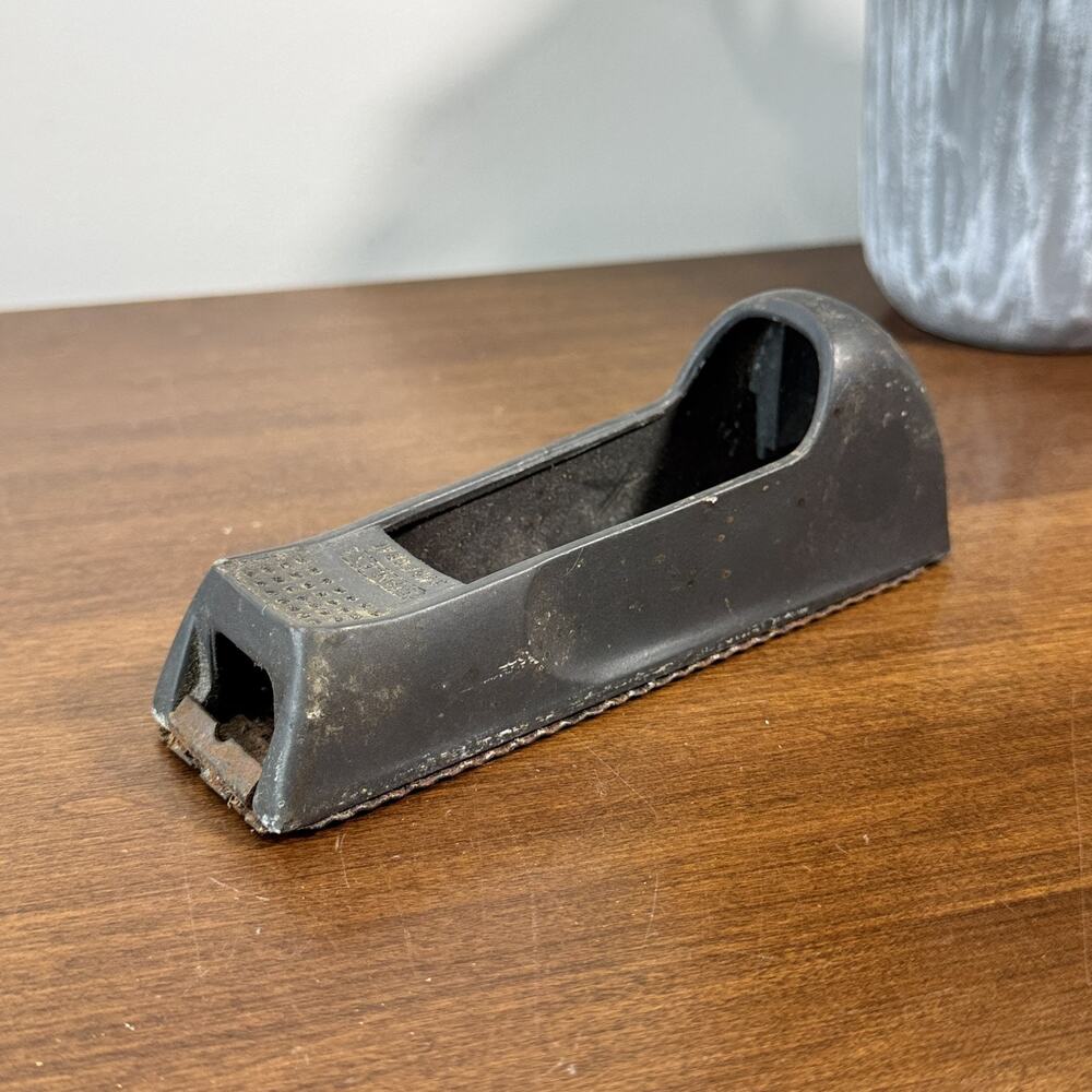 Vintage Stanley Surform Hand Plane File Shaver Tool Woodworking Rasp Dark Gray